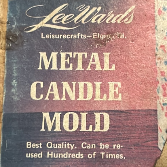 Vintage Dexter Candle Making Round Metal Mold by LeeWards. - Picture 2 of 13